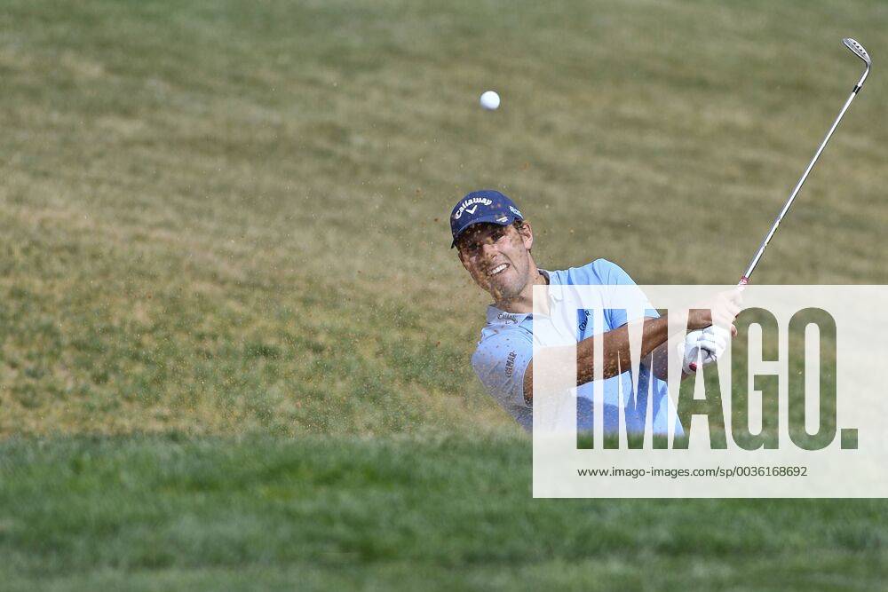 Golfer ANDREA PAVAN of Italy in action during the Czech Masters golf tournament within the European Tour, in Vysoky Ujezd, Czech Republic, on August 26, 2018. (CTKxPhoto MichalxKamaryt) CTKPhotoP201808260504101 kmt