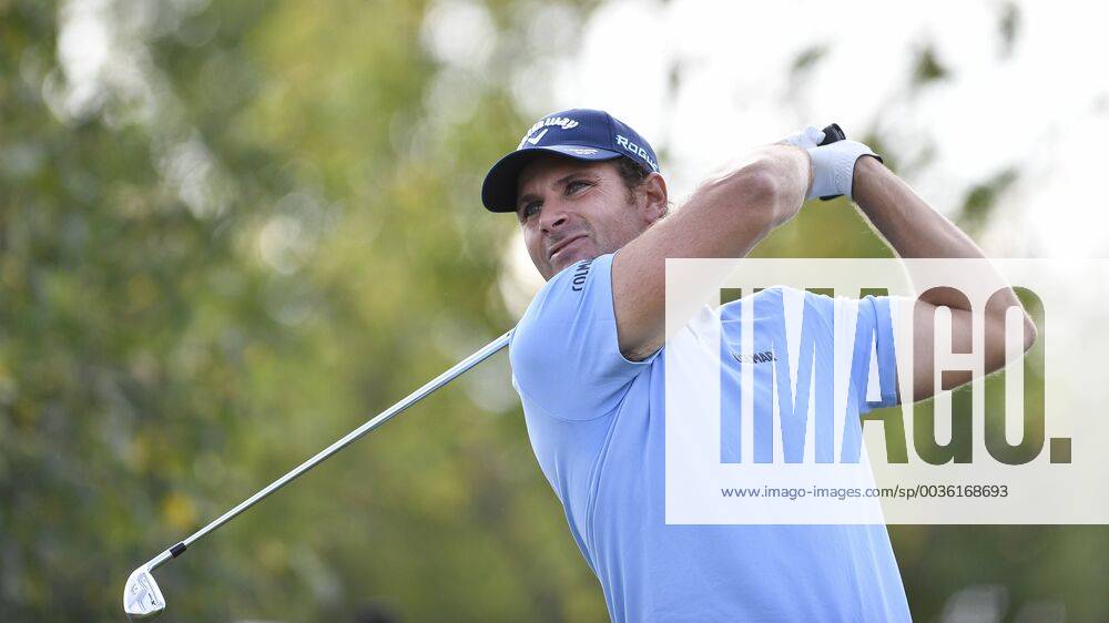 Golfer ANDREA PAVAN of Italy in action during the Czech Masters golf tournament within the European Tour, in Vysoky Ujezd, Czech Republic, on August 26, 2018. (CTKxPhoto MichalxKamaryt) CTKPhotoP201808260504601 kmt 2