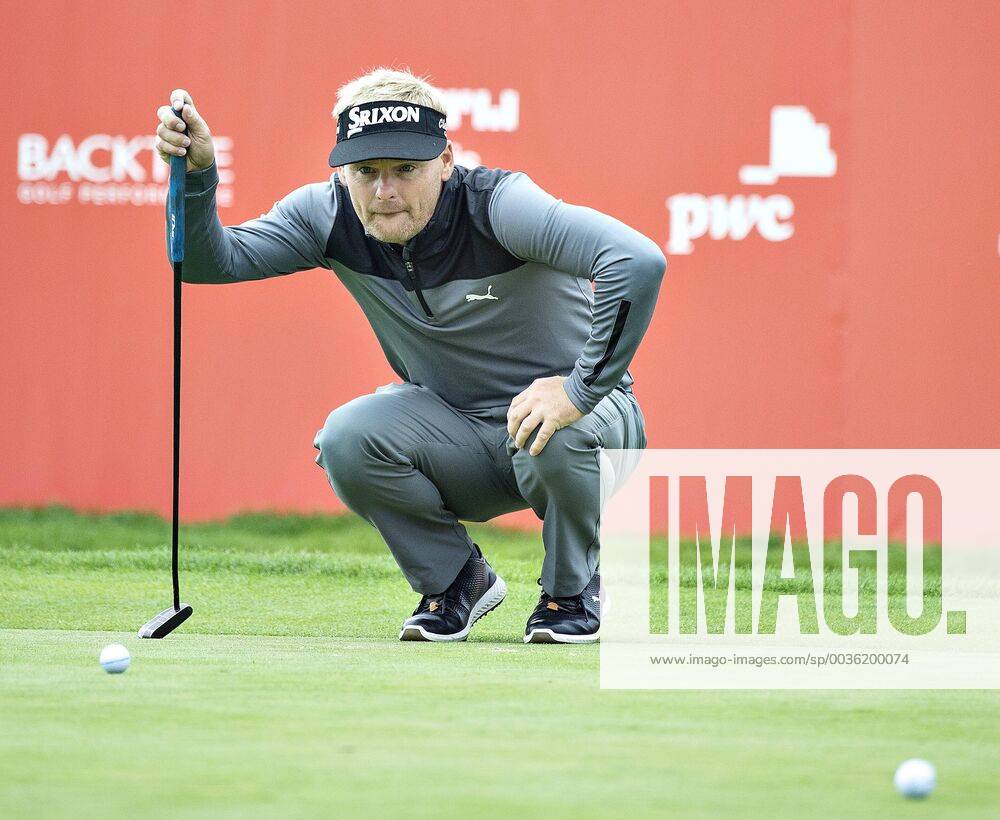 Soeren Kjeldsen ses her ude paa Pro Am runden dagen foer starten paa golfturneringen Made in Denmark paa Silkeborg Golf Klub , onsdag 29. august 2018.. , Silkeborg Jylland Denmark
