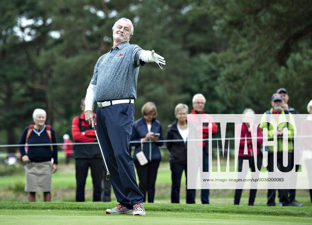 Lars Larsen ses her ude paa Pro Am runden dagen foer starten paa golfturneringen Made in Denmark paa Silkeborg Golf Klub , onsdag 29. august 2018.. , Silkeborg Jylland Denmark