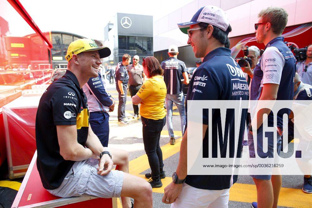 Motorsports: FIA Formula One World Championship WM Weltmeisterschaft 2018, Grand Prix of Italy, 27 Nico Hulkenberg (GER, Renault Formula One Team), 11 Sergio Perez (MEX, Racing Point Force India F1 Team), Monza Italy