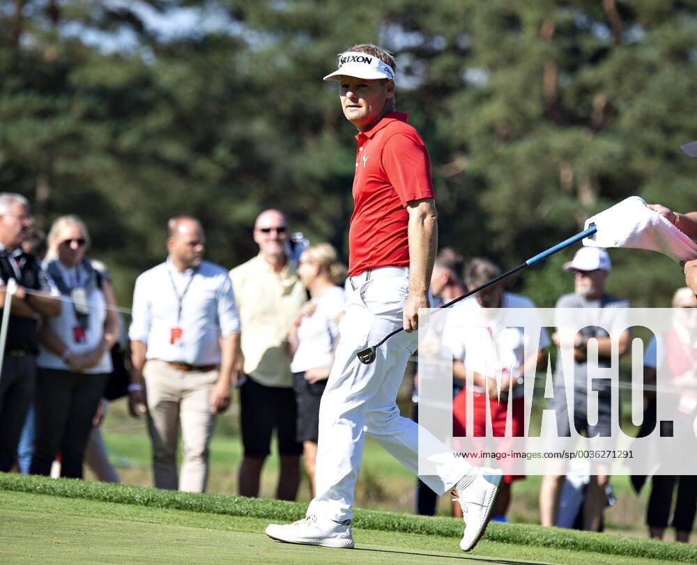 Soeren Kjeldsen ude paa 4. runde, finalen, af European Tour golfturneringen Made in Denmark paa Silkeborg Golf Klub , soendag 1. september 2018.. , Silkeborg Jylland Denmark