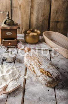 Homemade rustic bread, baked in oven, wheat leaven, breaded in a basket bread, bakery, food, fresh, background, wheat, loaf, organic, flour, grain, wooden, table, whole, white, baking, healthy, bake, meal, rustic, breads, brown, dough, breakfast, agriculture, eating, rye, closeup, dark, traditional, baked, wood, homemade, isolated, baguette, gourmet, natural, pastry, diet, seed, oat, black, basket, bread basket, wheat leaven, rustic, organic, bio, eggs, bakery, oven
