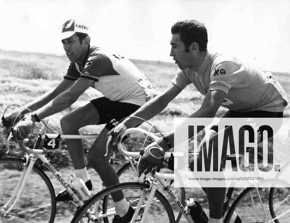 Cyclist Eddy Merckx (R)in action (BELGA ARCHIVES) x85224575stx