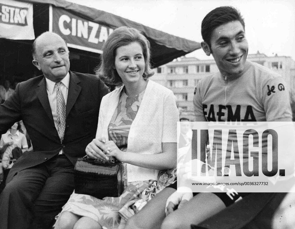 Cyclist Eddy Merckx and his wife Claudine (BELGA ARCHIVES) x85224756stx