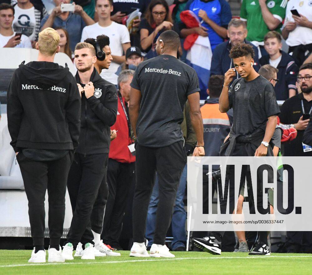 Soccer Men Season 2018 19 Nations League International Friendlies in Munich Germany France v l Jullian Brandt Germany Timo Werner Germany Jonathan Tah Germany Thilo Kehrer Germany before the match 06 09 2018