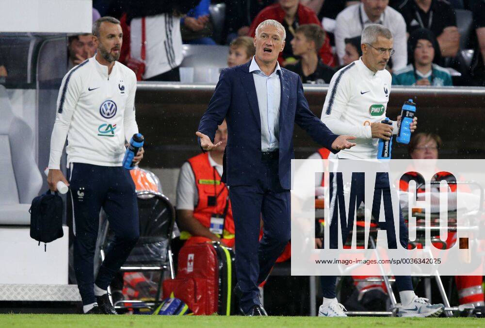 SOCCER - UEFA NL, GER vs FRA MUNICH,GERMANY,06.SEP.18 - SOCCER - UEFA Nations League, Germany vs France, international match Länderspiel Image shows head coach Didier Deschamps (FRA). GEPAxpictures xThomasxBachun