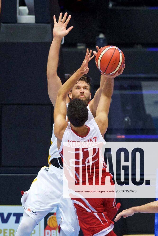 Basketball Hamburg 07 09 2018 VTG Supercup Germany GER Turkey TUR Danilo Barthel Germany No 22 Furkan Korkmaz Turkey No 22