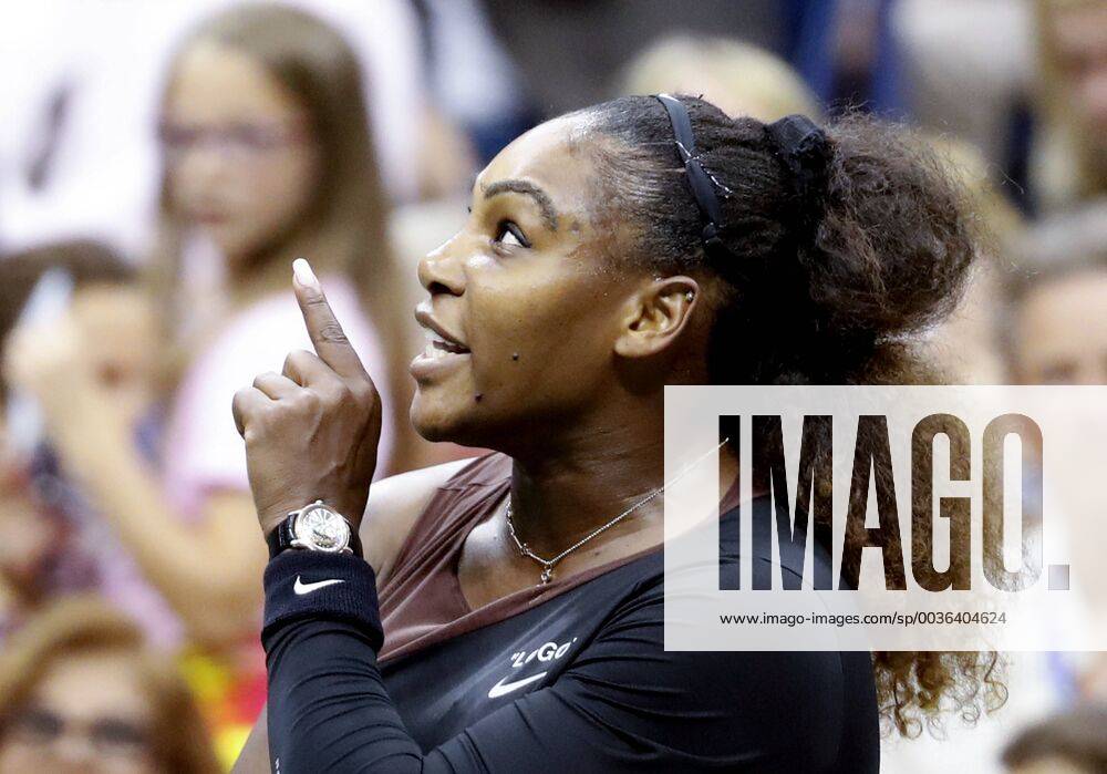Serena Williams demands an apology and calls Chair umpire Carlos Ramos a thief after the sixth game in the second set of her straight sets defeat to Naomi Osaka of Japan at the US Open Women s Final in Arthur Ashe Stadium at the 2018 US Open Tennis Championships at the USTA Billie Jean King National Tennis Center in New York City on September 8, 2018. Naomi Osaka becomes the first Japanese player to win a Grand Slam after she defeated Serena Williams 6-2, 6-4 in the final of the 2018 US Open but the match will be remembered for the emotional exchanges between Williams and umpire Carlos Ramos, who handed her three violations, including a game penalty. NYP201809081491 JOHNxANGELILLO