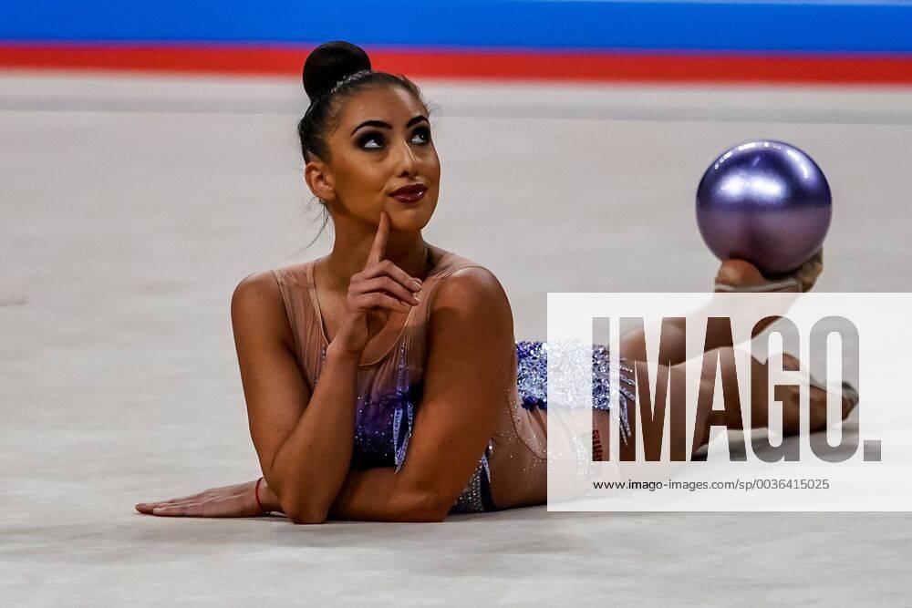 Katrin Taseva of Ã‚ Bulgaria during Rhythmic gymnastics Rhythmische Sportgymnastik RSG World Championships at the Arena Armeec in Sofia at the 36th FIG Rhythmic Gymnastics World Championships. CSM Rhythmic Gymnastics World Championships Day 2 - ZUMAc04_ 20180911_zaf_c04_011