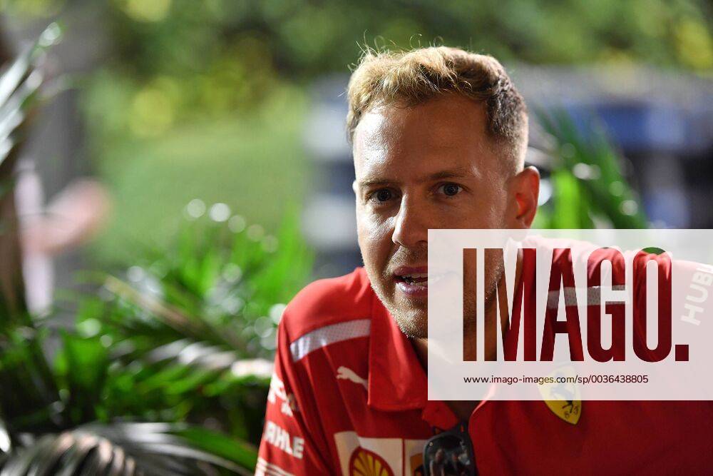 Sebastian Vettel Scuderia Ferrari formula 1 GP Singapore 13 09 2018 Photo mspb Jerry Andre Sebastian Vettel Formula 1 GP Singapore 2018