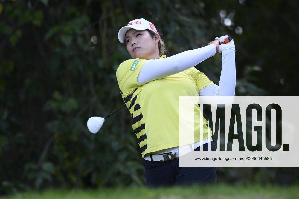 (180914) -- EVIAN, Sept. 14, 2018 -- Aria Jutanugarn of Thailand plays a shot during the first round of the Evian Golf Championship on Sept. 13, 2018 in Evian-les-Bains, France. ) (SP)FRANCE-EVIAN-GOLF CHAMPIONSHIP 2018 AlainxGROSCLAUDE
