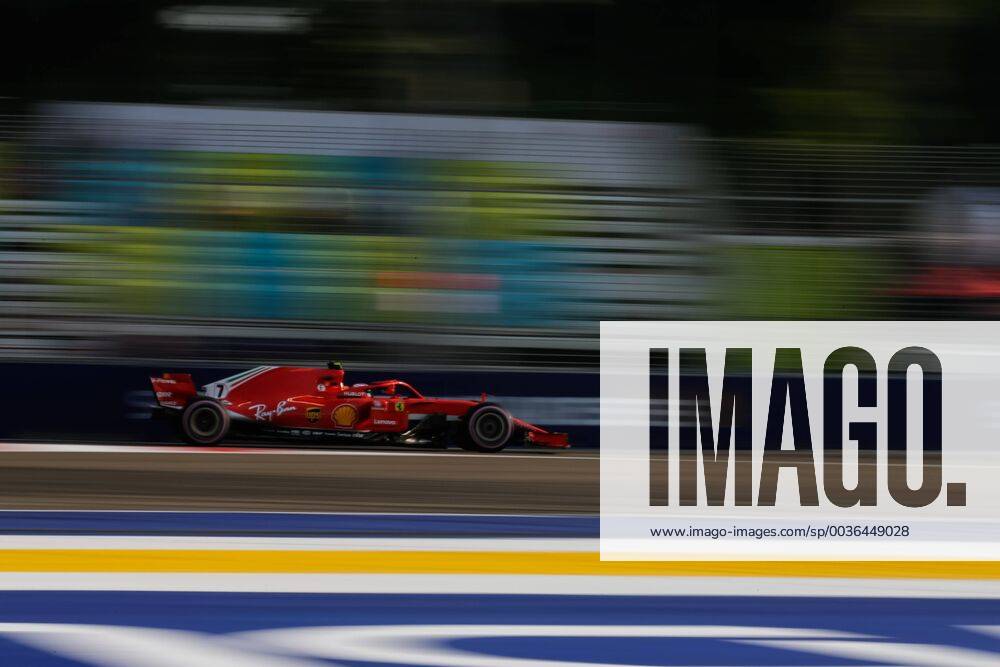14th September 2018, Marina Bay Street Circuit, Singapore; Formula One Grand Prix of Singapore, Friday free practice; Scuderia Ferrari driver Kimi Raikkanen ActionPlus12062025 StephenxBlackberry