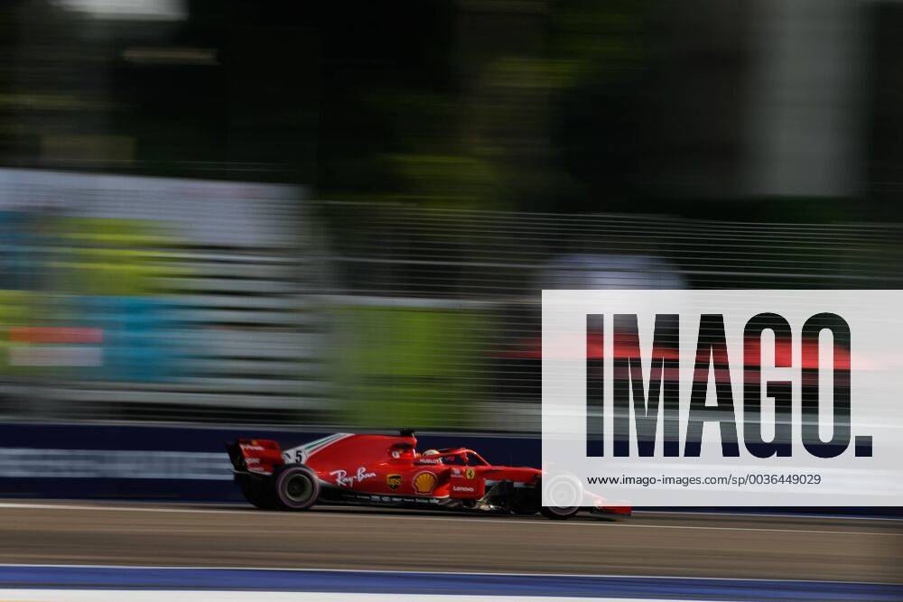 14th September 2018, Marina Bay Street Circuit, Singapore; Formula One Grand Prix of Singapore, Friday free practice; Scuderia Ferrari driver Kimi Raikkanen ActionPlus12062026 StephenxBlackberry
