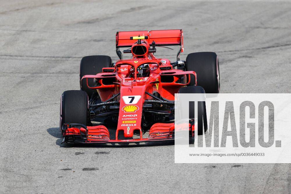 14th September 2018, Marina Bay Street Circuit, Singapore; Formula One Grand Prix of Singapore, Friday free practice; Scuderia Ferrari driver Kimi Raikkanen ActionPlus12061989 StephenxBlackberry