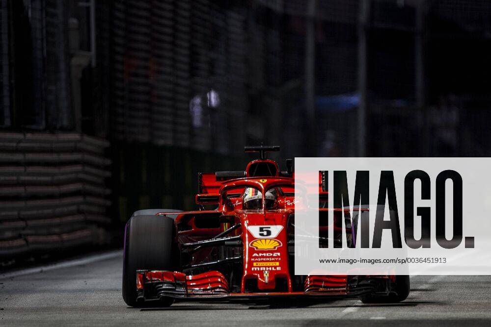 Motorsports: FIA Formula One World Championship WM Weltmeisterschaft 2018, Grand Prix of Singapore, 5 Sebastian Vettel (GER, Scuderia Ferrari), Singapore Singapore