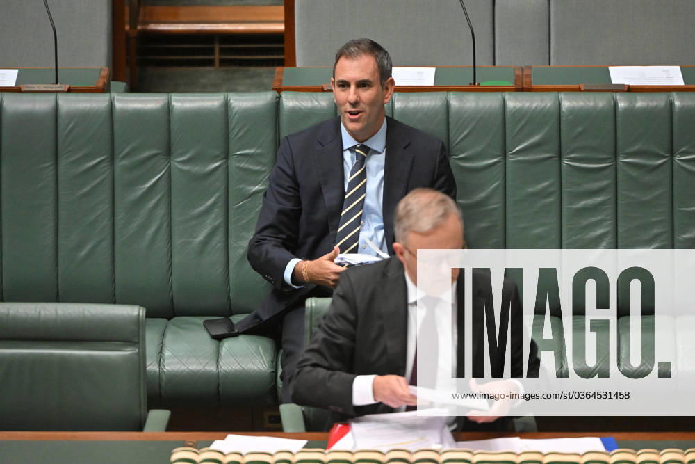 QUESTION TIME, Treasurer Jim Chalmers and Prime Minister Anthony Albanese during Question Time in the House of Representatives at Parliament House in Canberra, Wednesday, November 15, 2023. ( NO ARCHIVING, , NO USE IN BOOKS WITHOUT CONSENT CANBERRA AUSTRALIAN CAPITAL TERRITORY AUSTRALIA