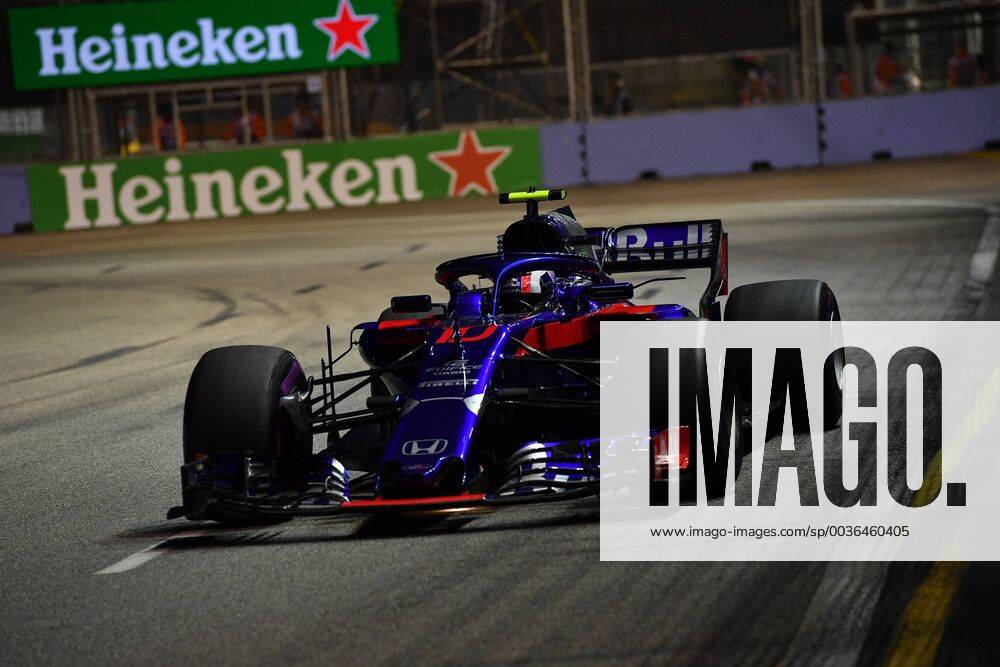 Pierre Gasly Scuderia Toro Rosso Formula 1 GP Singapore 14 09 2018 Photo mspb Jerry Andre Pierre Gasly Formula 1 GP Singapore 2018