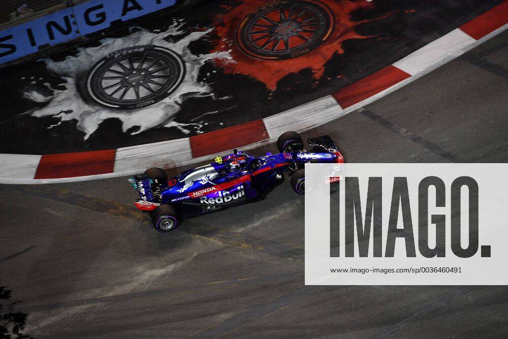 Pierre Gasly Scuderia Toro Rosso Formula 1 GP Singapore 14 09 2018 Photo mspb Jerry Andre Pierre Gasly Formula 1 GP Singapore 2018