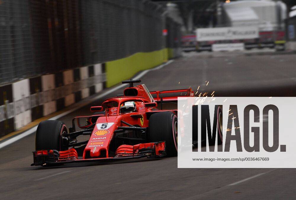 Sebastian Vettel Scuderia Ferrari formula 1 GP Singapore 15 09 2018 Photo mspb Jerry Andre Sebastian Vettel Formula 1 GP Singapore 2018
