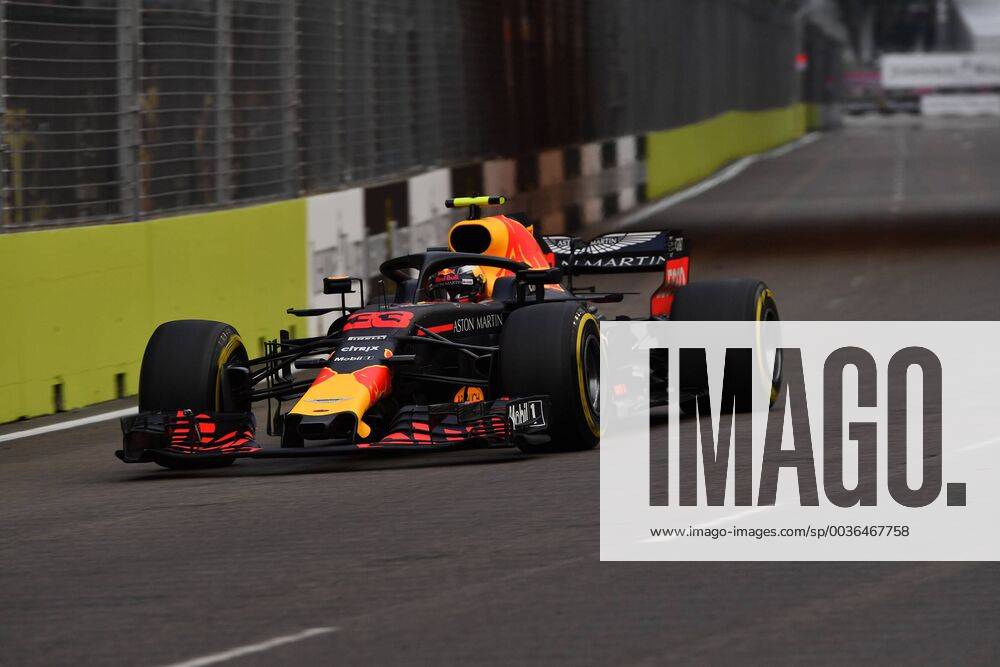 Max Verstappen Red Bull Racing formula 1 GP Singapore 15 09 2018 Photo mspb Jerry Andre Photo mspb Jean Petin Max Verstappen formula 1 GP Singapore 2018