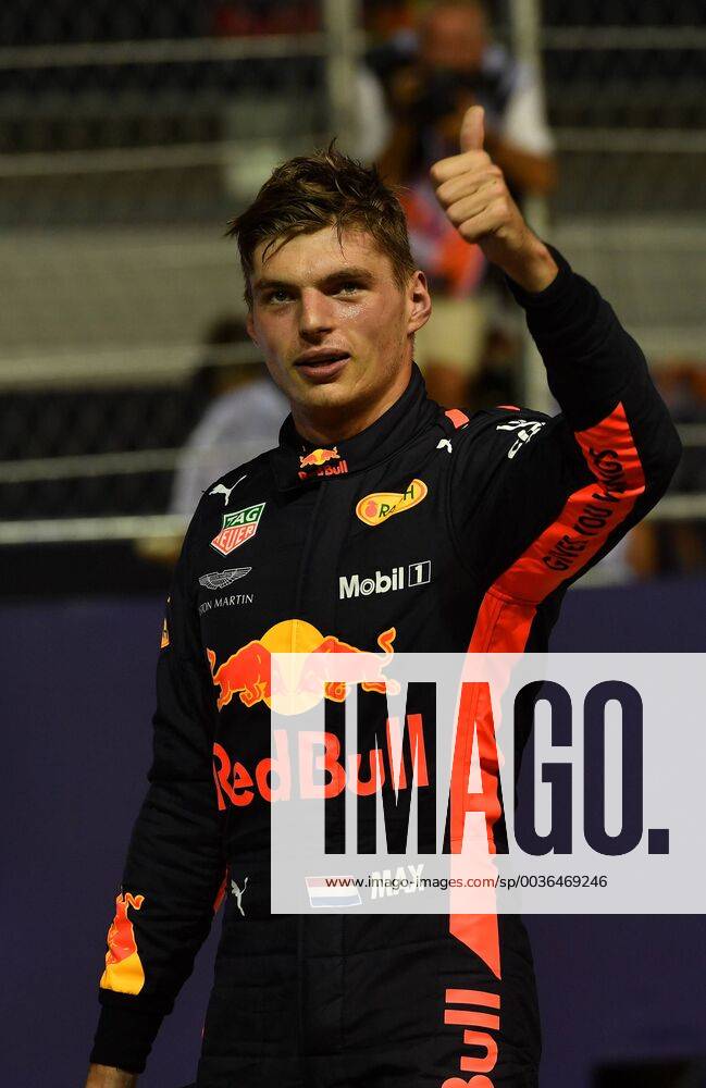 Max Verstappen Red Bull Racing formula 1 GP Singapore 15 09 2018 Photo mspb Jerry Andre Photo mspb Jean Petin Max Verstappen formula 1 GP Singapore 2018