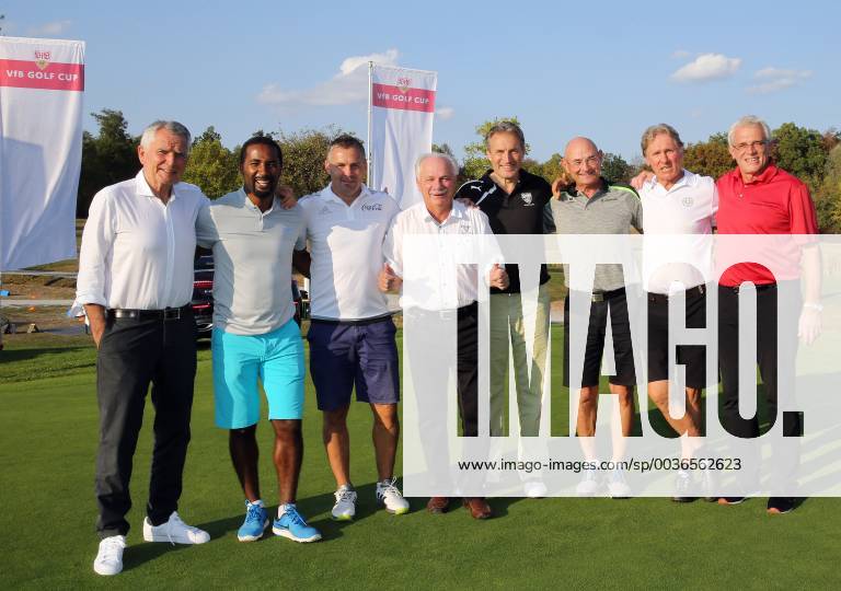 VfB Stuttgart Golf Cup 2018 Germany Marrhördt 19 09 2018 Football Bundesliga Season 2018 2019 VfB Stuttgart Golf Cup 2018 v Wolfgang Dietrich Cacau Silvio Meissner Hermann Ohlicher Eberhard Duke of Württemberg Bernd Martin Roland Hattenberger Klaus Funk