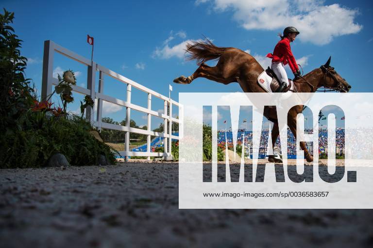 Simone Blum of Germany with horse DSP Alice in round 2 of the second competition of jumping during the FEI World Equestrian Games on September 21, 2018 in Tryon Photo Joel Marklund BILDBYR N Code JM 87784