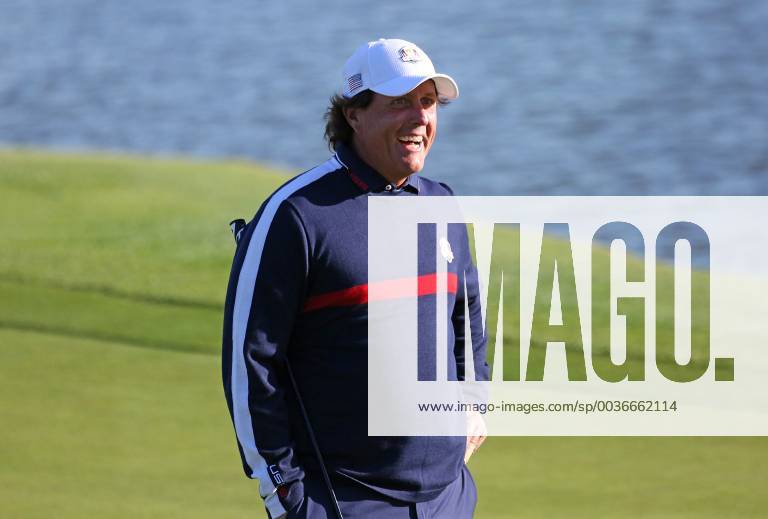 Phil Mickelson participates in a practice session at Le Golf National in Guyancourt near Paris on September 25, 2018. PAR20180925019 DAVIDxSILPA