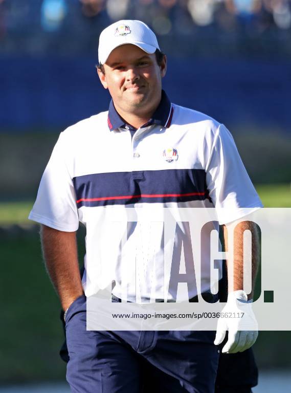 Patrick Reed participates in a practice session at Le Golf National in Guyancourt near Paris on September 25, 2018. PAR20180925022 DAVIDxSILPA