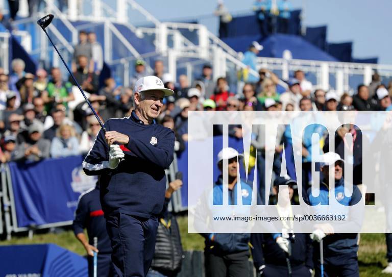 US former tennis player John McEnroe during a practice session for the Ryder Cup 2018 at The Golf National in Saint Quentin-En-Yvelines, near Paris, France, 25 September 2018. The Ryder Cup 2018 runs from 25 to 30 September. RYDER CUP !ACHTUNG: NUR REDAKTIONELLE NUTZUNG!