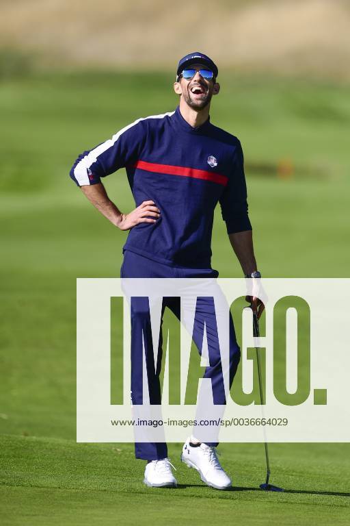 Michael Phelps (Celeb Team USA) CELEBRITES : Match des Celebrites - Ryder Cup - 25 09 2018 JBAutissier Panoramic