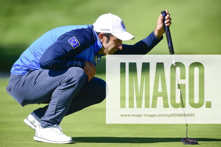 Luis Figo (Celeb team Europe) CELEBRITES : Match des Celebrites - Ryder Cup - 25 09 2018 JBAutissier Panoramic