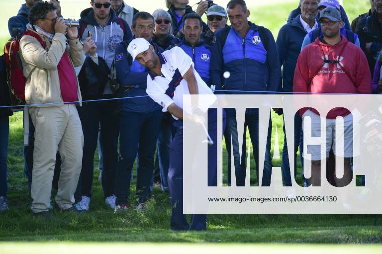 James Blake (Celeb Team USA) CELEBRITES : Match des Celebrites - Ryder Cup - 25 09 2018 JBAutissier Panoramic