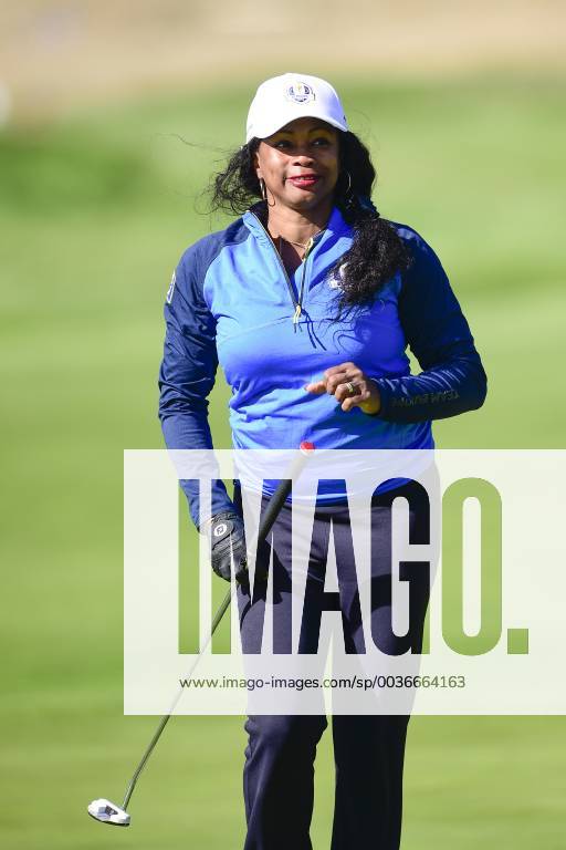 Laura Flessel (Celeb team Europe) CELEBRITES : Match des Celebrites - Ryder Cup - 25 09 2018 JBAutissier Panoramic