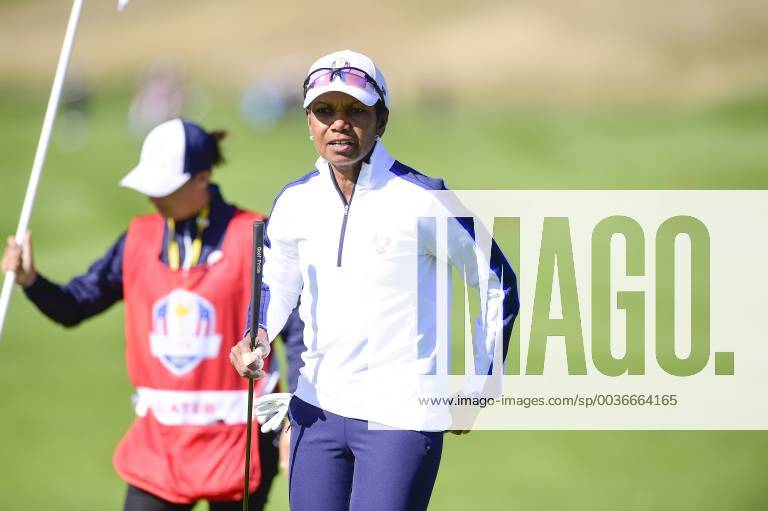 Condoleezza Rice (Celeb Team USA) CELEBRITES : Match des Celebrites - Ryder Cup - 25 09 2018 JBAutissier Panoramic