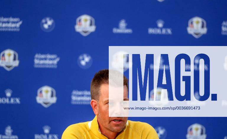 2018 Ryder Cup Previews, Albatros Course, Le Golf National, Saint-Quentin-en-Yvelines, Paris 27 9 2018 Europe s Henrik Stenson Henrik Stenson 27 9 2018