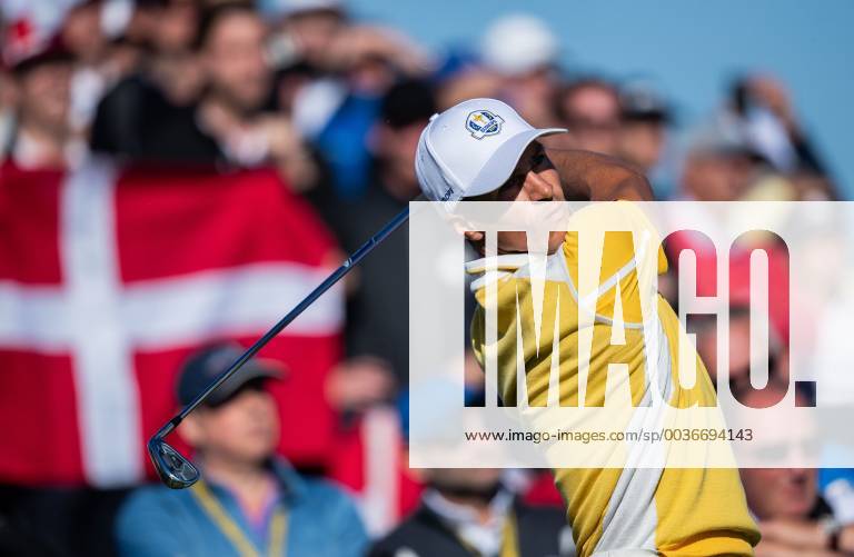 2018 Ryder Cup Practice Day, Albatros Course, Le Golf National, Saint-Quentin-en-Yvelines, Paris 27 9 2018 Europe s Thorbjorn Olesen tees of the ninth Thorbjorn Olesen tees of the ninth 27 9 2018