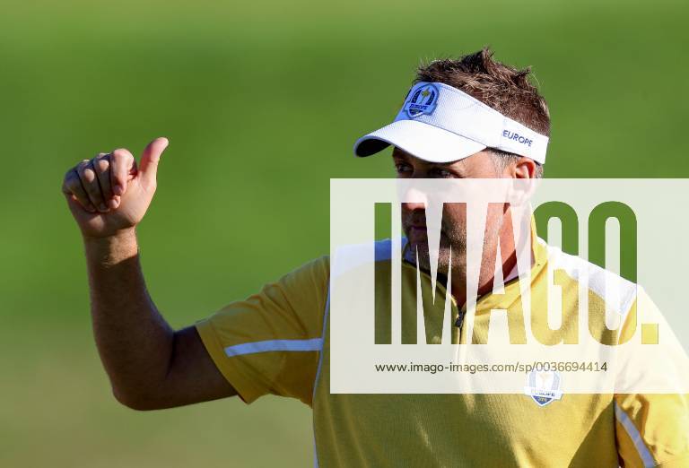 2018 Ryder Cup Practice Day, Albatros Course, Le Golf National, Saint-Quentin-en-Yvelines, Paris 27 9 2018 Europe s Ian Poulter on the ninth Ian Poulter on the ninth 27 9 2018