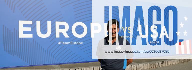 Jose Maria Zamora Olazabal of Spain poses for the photographers before the opening ceremony of the Ryder Cup 2018 at The Golf National in Guyancourt, near Paris, France, 27 September 2018. The Ryder Cup 2018 runs from 25 to 30 September. Ryder Cup 2018 !ACHTUNG: NUR REDAKTIONELLE NUTZUNG!