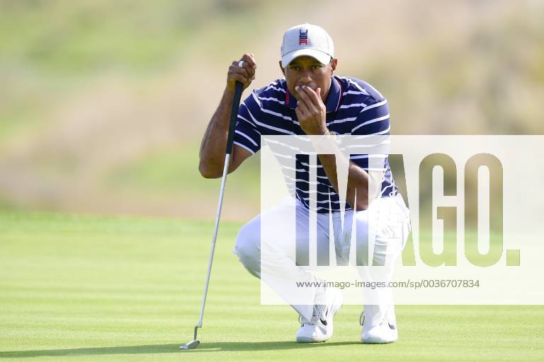 Tiger Woods (Team USA) GOLF : Ryder Cup 2018 - Guyancourt - 28 09 2018 JBAutissier Panoramic