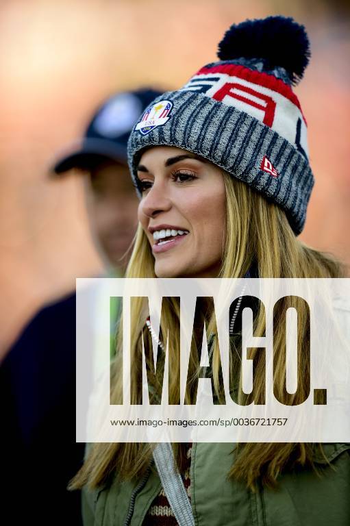 Jena Sims femme de Brooks Koepka (Team USA) GOLF : Ryder Cup 2018 - Guyancourt - 29 09 2018 JBAutissier Panoramic