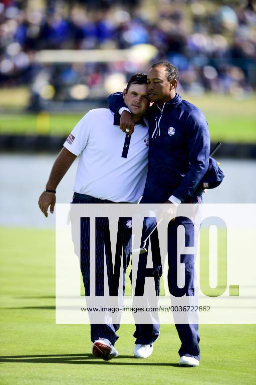 Deception de Tiger Woods et de Patrick Reed (Team USA) GOLF : Ryder Cup 2018 - Guyancourt - 29 09 2018 JBAutissier Panoramic