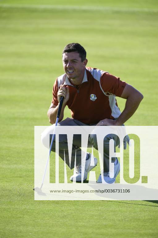 Rory McIlroy of Northern Ireland (Team Europ) GOLF : Ryder Cup 2018 - Guyancourt - 29 09 2018 JBAutissier Panoramic