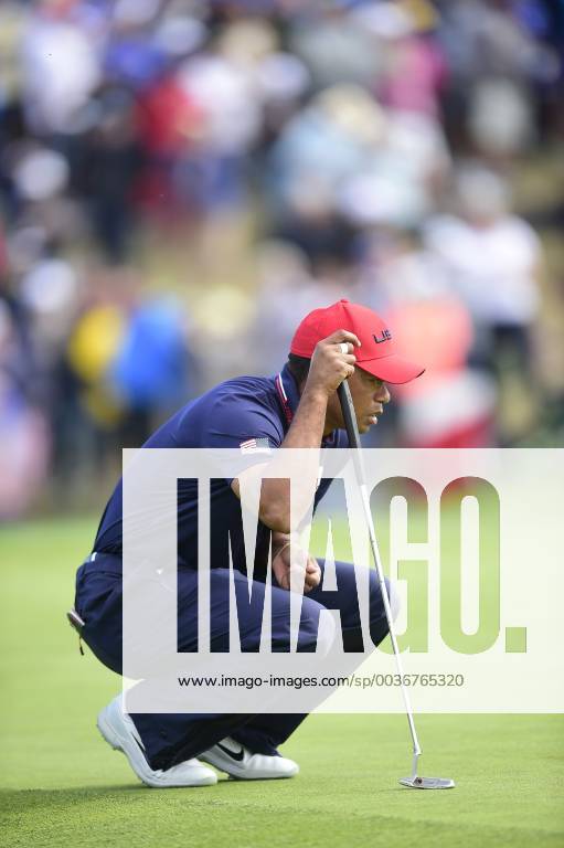 Tiger Woods (Team USA) GOLF : Ryder Cup 2018 - Guyancourt - 30 09 2018 JBAutissier Panoramic
