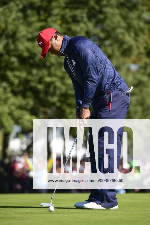 Tiger Woods (Team USA) GOLF : Ryder Cup 2018 - Guyancourt - 30 09 2018 JBAutissier Panoramic