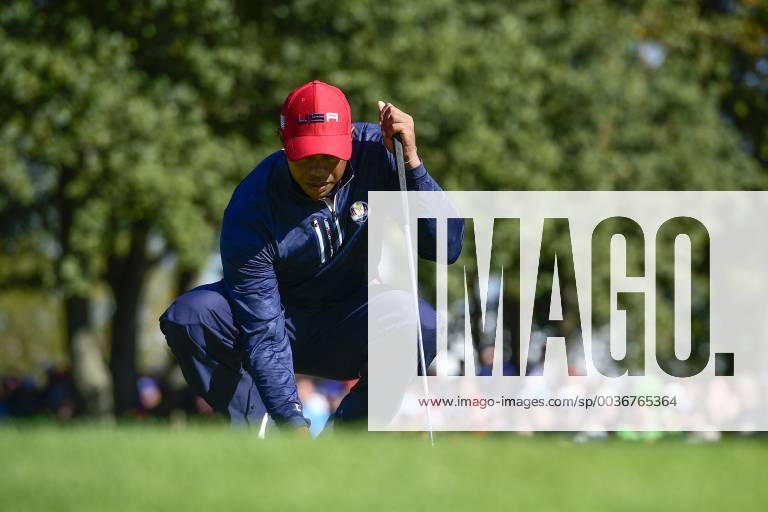 Tiger Woods (Team USA) GOLF : Ryder Cup 2018 - Guyancourt - 30 09 2018 JBAutissier Panoramic