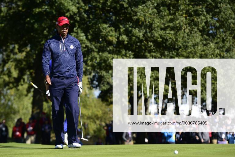Tiger Woods (Team USA) GOLF : Ryder Cup 2018 - Guyancourt - 30 09 2018 JBAutissier Panoramic