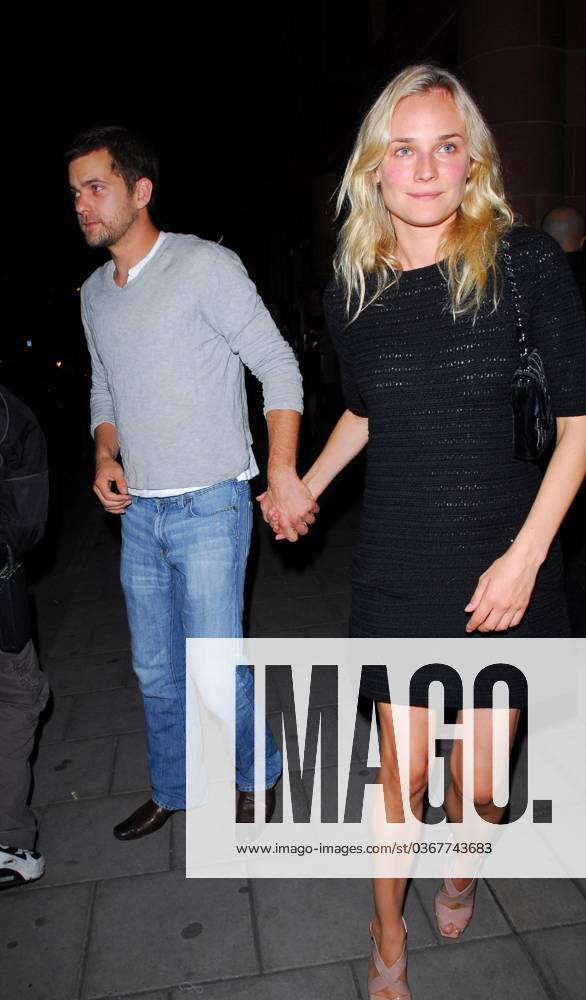 UK OUT Diane Kruger and Joshua Jackson dine out at Cipriani s in central London 16460, LONDON, UNITED KINGDOM - Saturday July 14 2007. UK OUT Despite rumours they had split up, Diane Kruger eats out at London s fashionable Cipriani restaurant with Joshua Jackson. The couple dined with other members of the cast of National Treasure: Book of Secrets , in which Kruger reprises her role as Abigail Chase. , Credit:Focuspics, PacificCoastNews.com Avalon UK, London