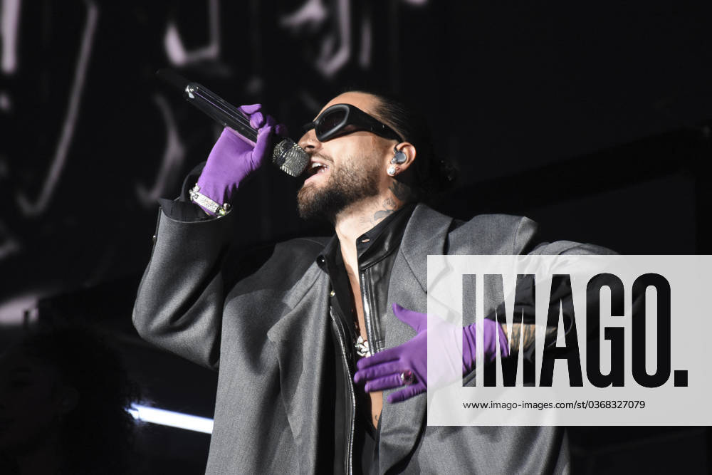 November 26, 2023, Mexico City, Mexico: Colombian singer Juan Luis Londoo±o Arias, known as Maluma ,performs as part of the Coca Cola Flow Fest 2023 reggaeton music Festival at Autodromo Hermanos Rodriguez. on November 26, 2023 in Mexico City, Mexico. Mexico City Mexico - ZUMAe321 20231127_zea_e321_073